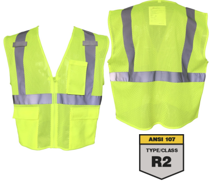 SEASV3201G | Lime Class 2 Vest