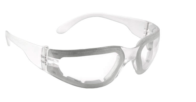 MRF111ID | Mirage Anti-Fog Foam Clear Safety Glasses