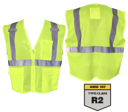 SEASV1284FR | Lime FR Class 2 Vest